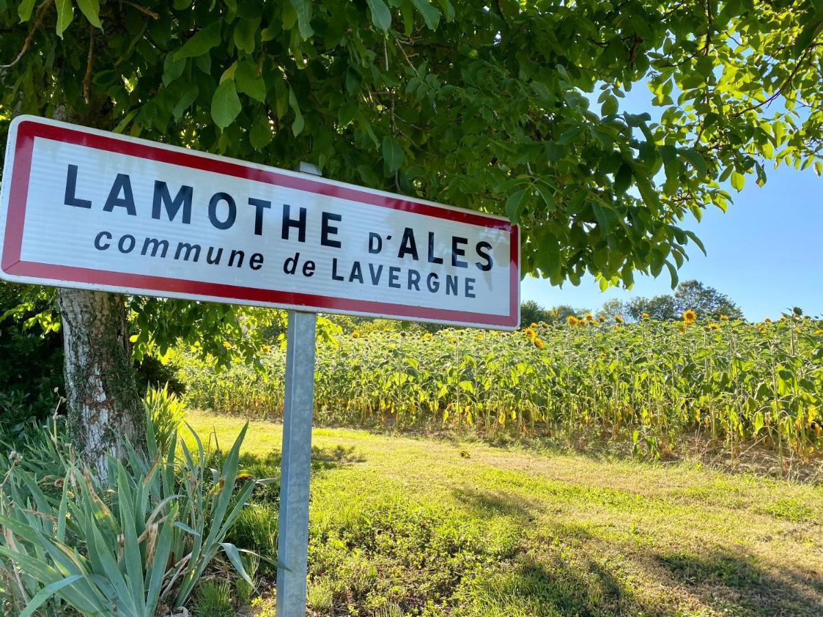 Gite Confort A Lamothe D Ales Lavergne  Bagian luar foto